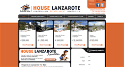 Desktop Screenshot of houselanzarote.com